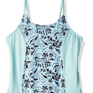 Hobie Girls Color Block One Piece Swimsuit